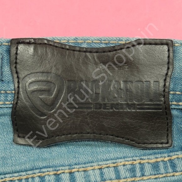 Rock & Roll Jeans Mens 30 Blue Revolver Slim Straight Leg Denim Cowboy - Picture 4 of 7